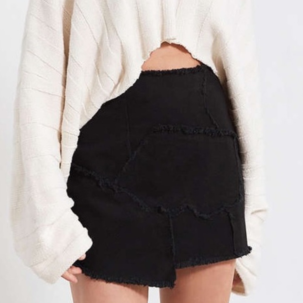 BDG black patchwork skirt in great condition